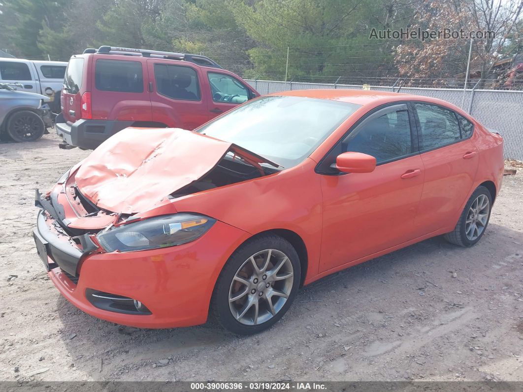 2015 Dodge Dart Sxt Orange vin: 1C3CDFBB0FD213216