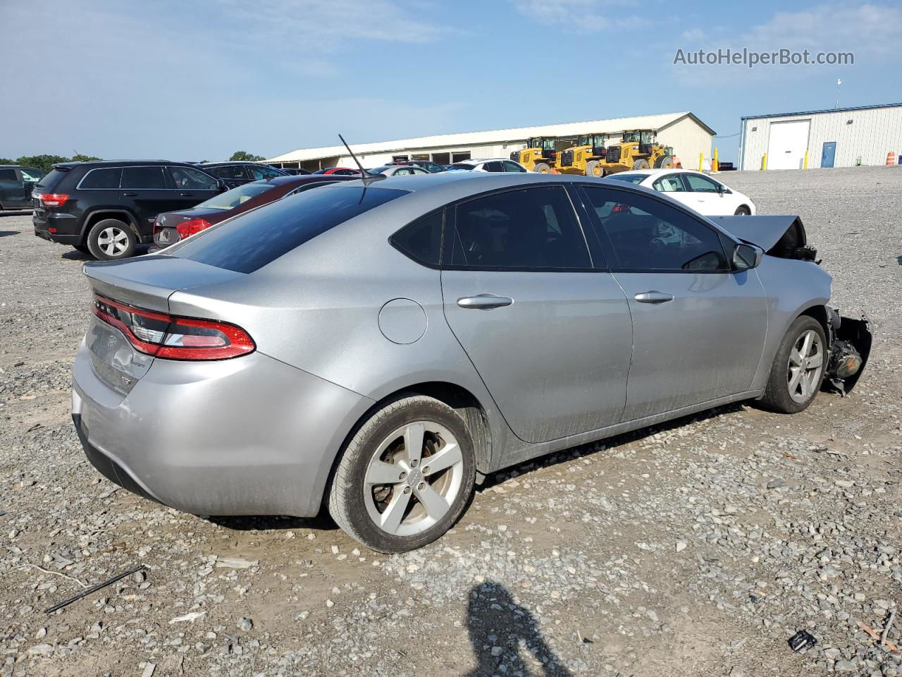 2015 Dodge Dart Sxt Серебряный vin: 1C3CDFBB0FD222482