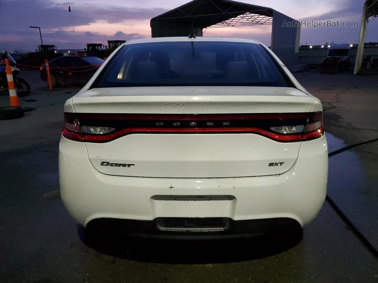 2015 Dodge Dart Sxt Белый vin: 1C3CDFBB0FD227049