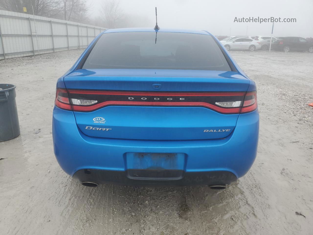 2015 Dodge Dart Sxt Blue vin: 1C3CDFBB0FD247673