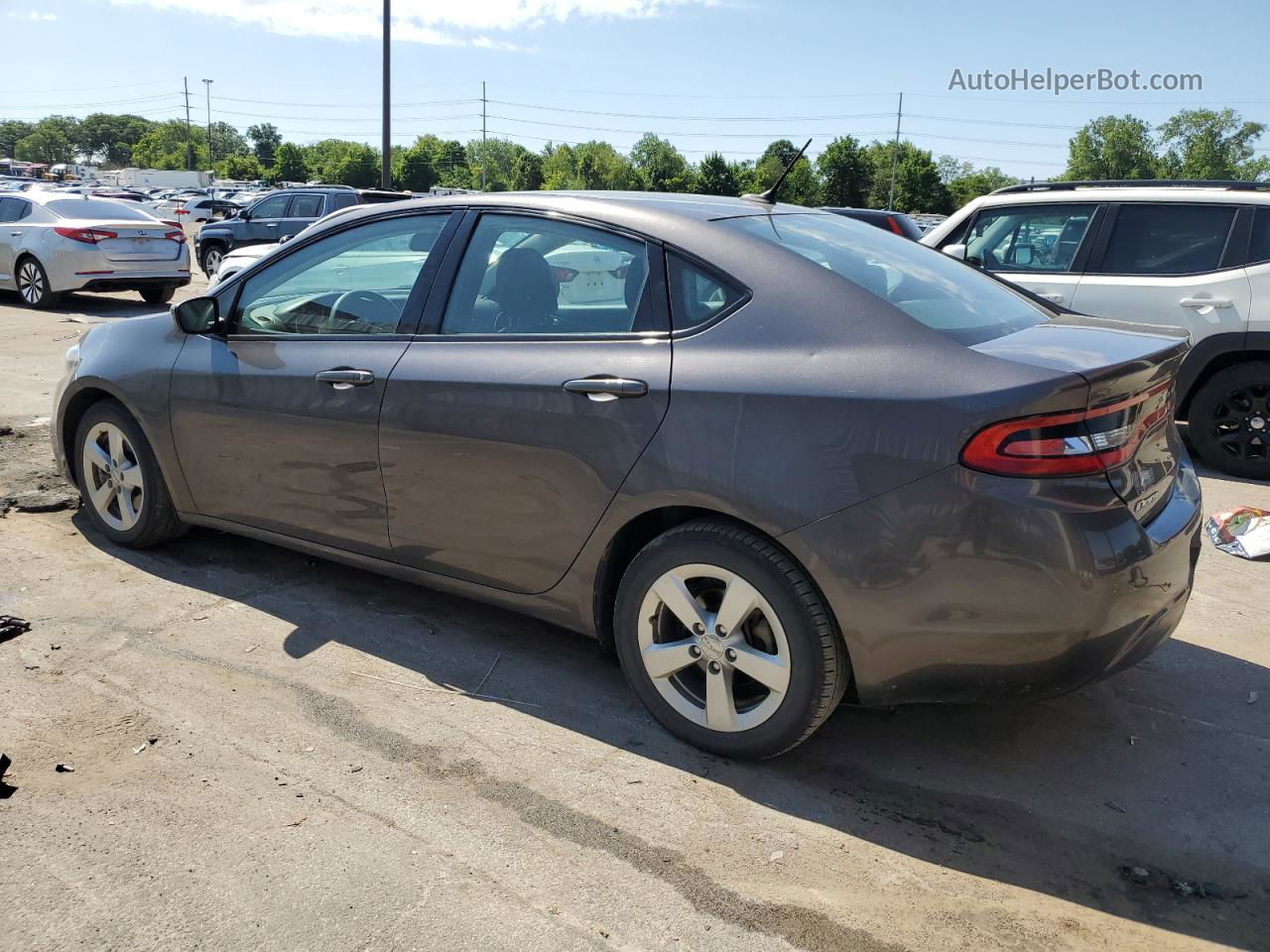 2015 Dodge Dart Sxt Gray vin: 1C3CDFBB0FD251853