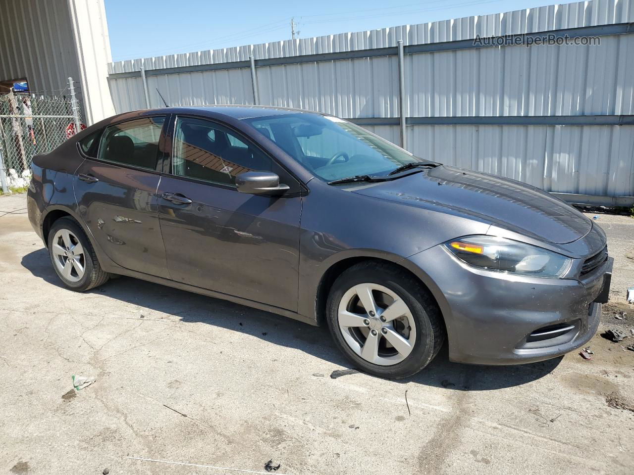 2015 Dodge Dart Sxt Gray vin: 1C3CDFBB0FD251853