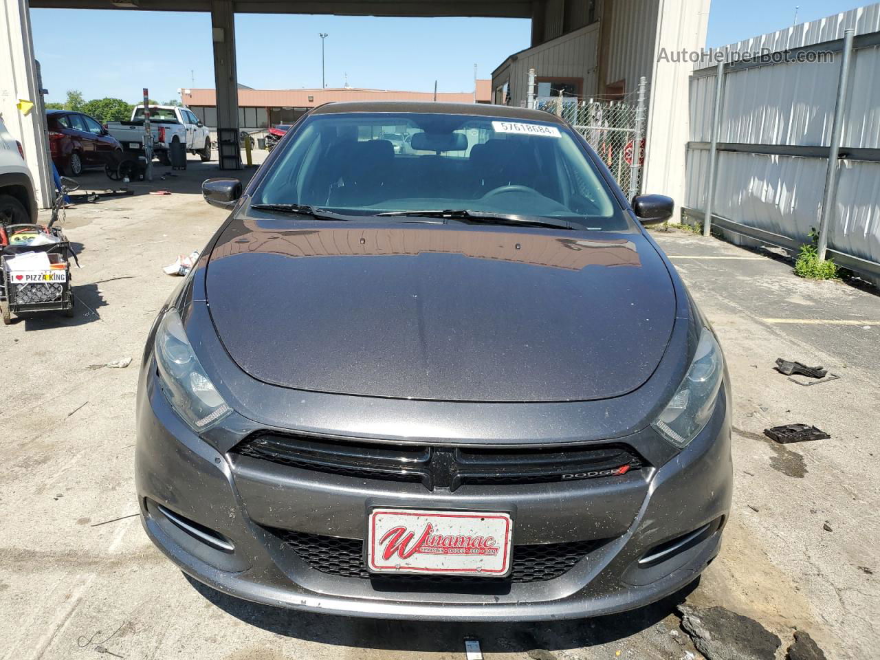 2015 Dodge Dart Sxt Gray vin: 1C3CDFBB0FD251853