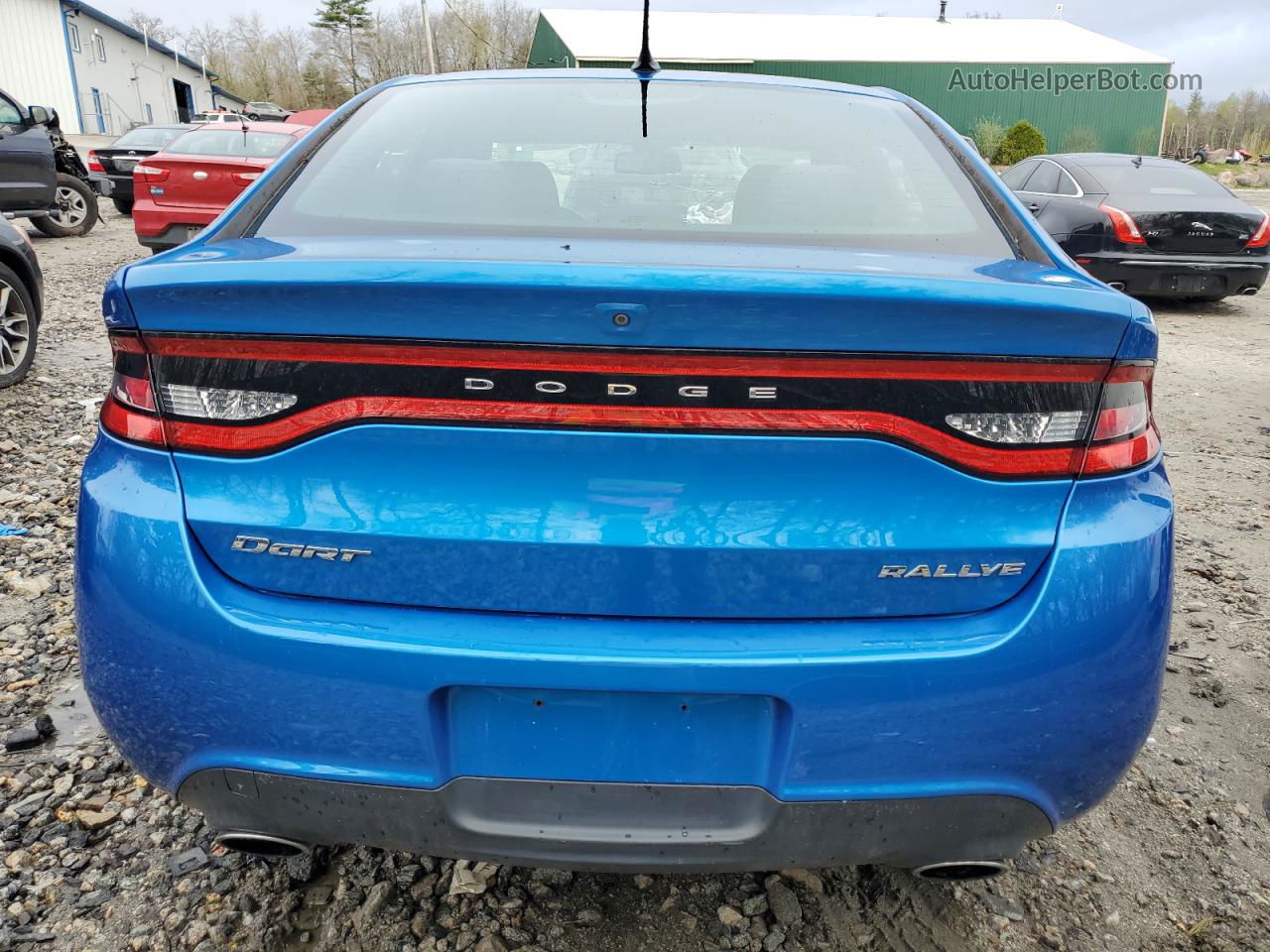 2015 Dodge Dart Sxt Blue vin: 1C3CDFBB0FD331041