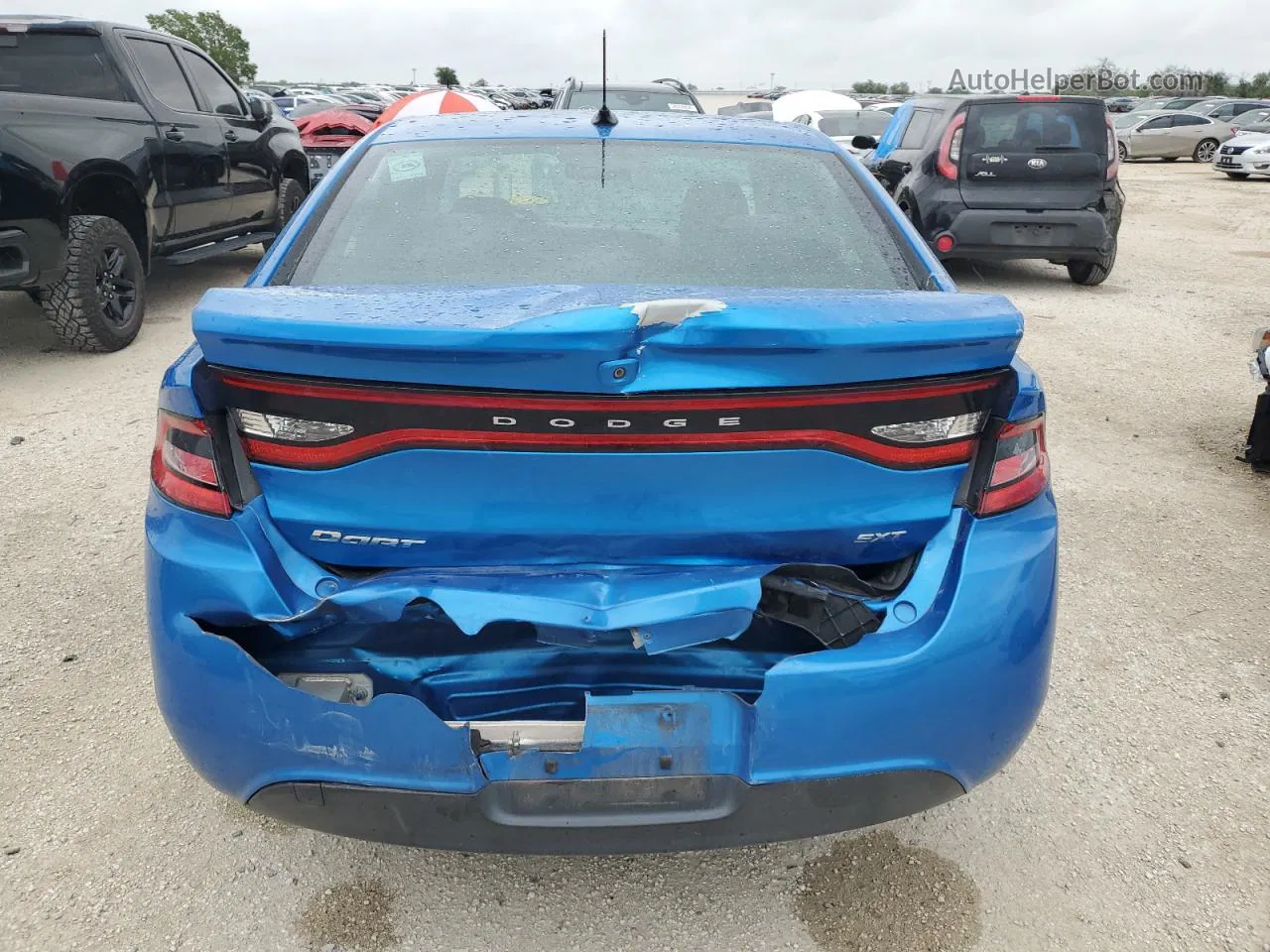 2015 Dodge Dart Sxt Blue vin: 1C3CDFBB0FD337308