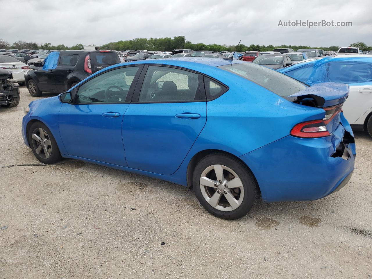 2015 Dodge Dart Sxt Blue vin: 1C3CDFBB0FD337308