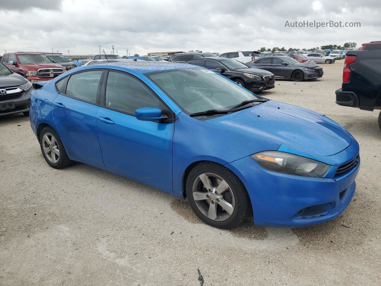 2015 Dodge Dart Sxt Blue vin: 1C3CDFBB0FD337308