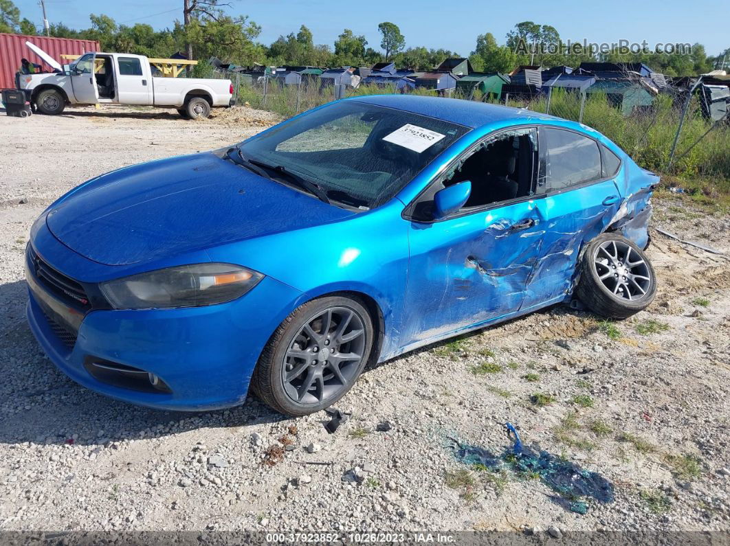 2015 Dodge Dart Sxt Blue vin: 1C3CDFBB0FD374987