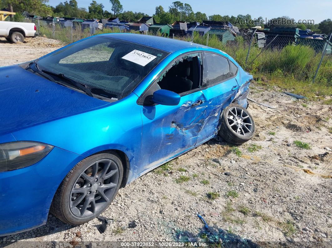 2015 Dodge Dart Sxt Blue vin: 1C3CDFBB0FD374987