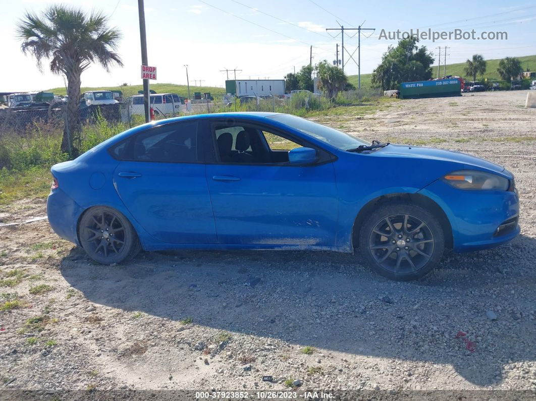 2015 Dodge Dart Sxt Blue vin: 1C3CDFBB0FD374987