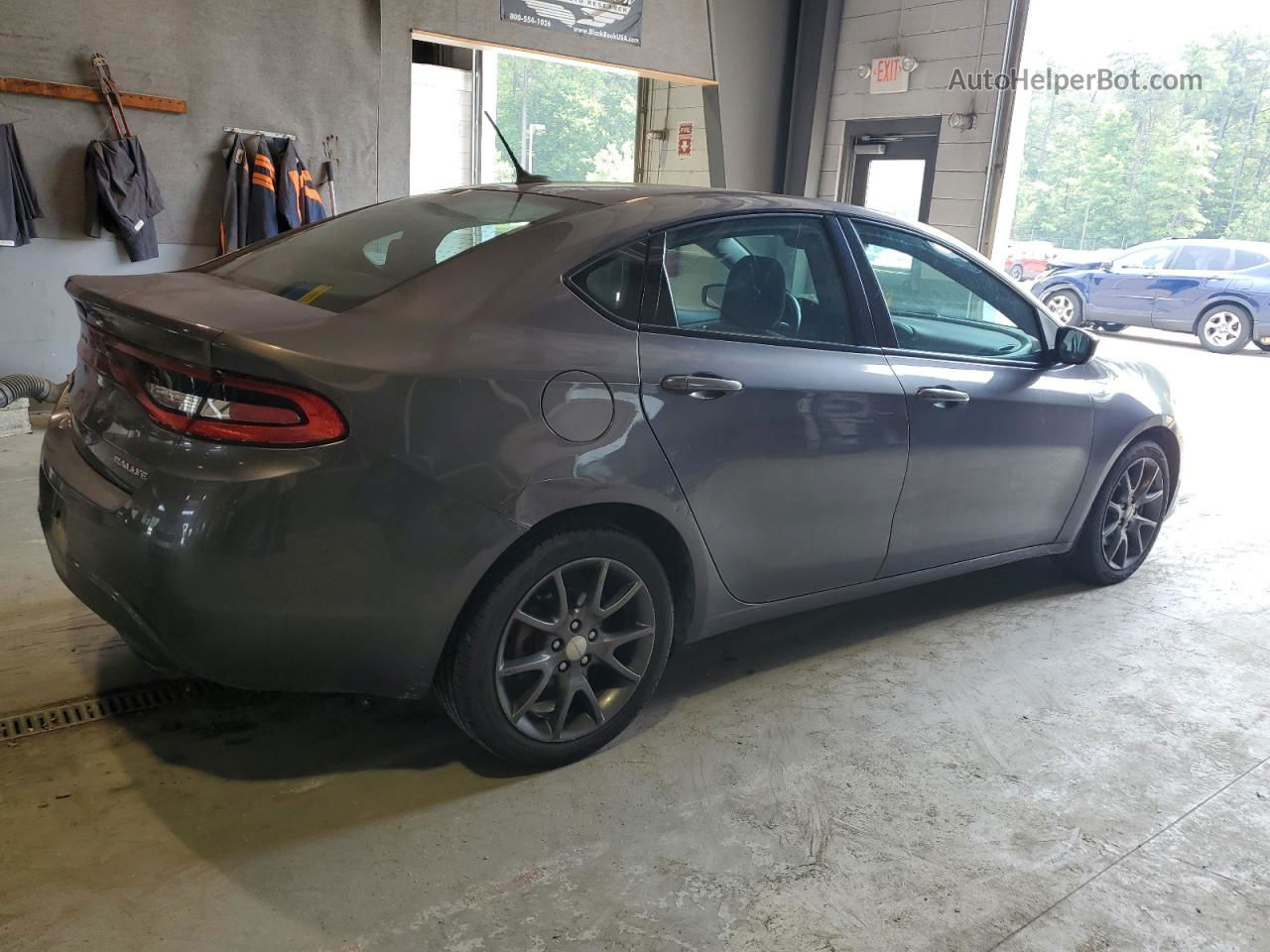 2015 Dodge Dart Sxt Gray vin: 1C3CDFBB0FD375072