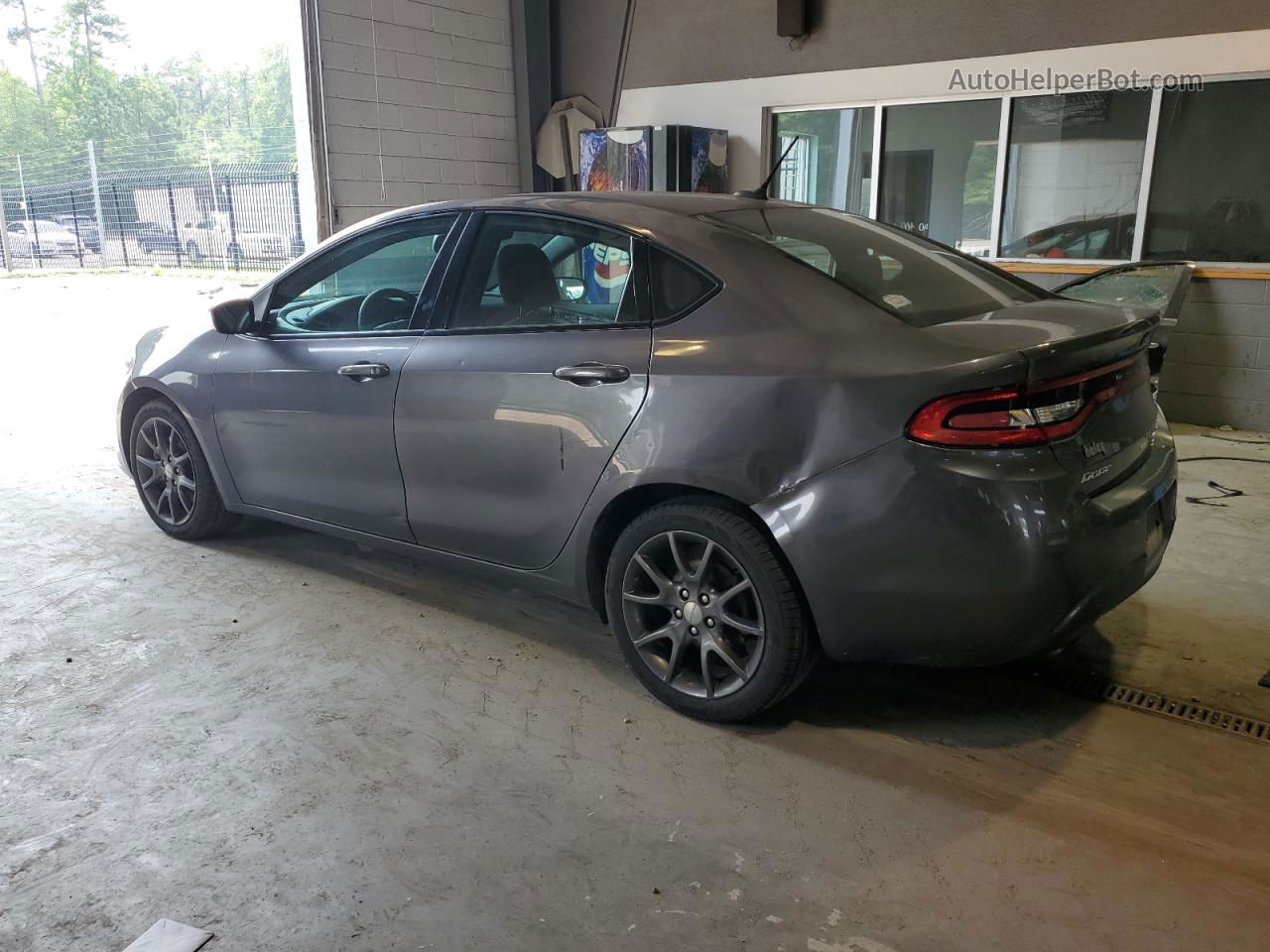 2015 Dodge Dart Sxt Gray vin: 1C3CDFBB0FD375072