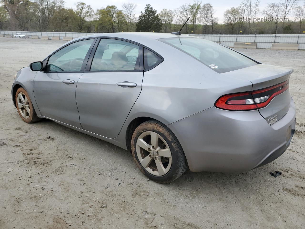 2015 Dodge Dart Sxt Silver vin: 1C3CDFBB1FD129292