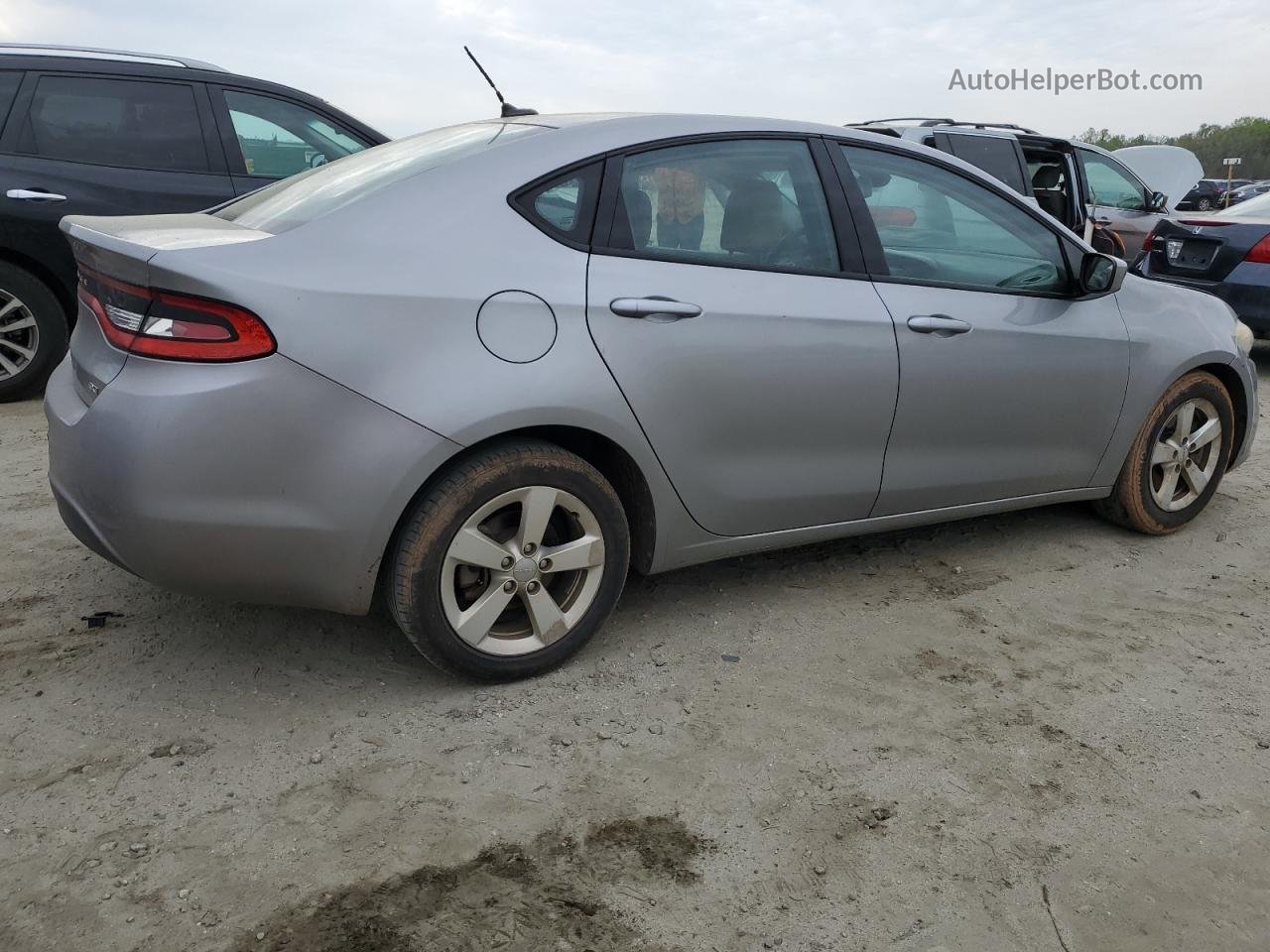 2015 Dodge Dart Sxt Silver vin: 1C3CDFBB1FD129292