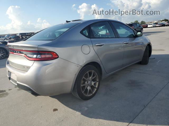 2015 Dodge Dart Sxt Silver vin: 1C3CDFBB1FD151177