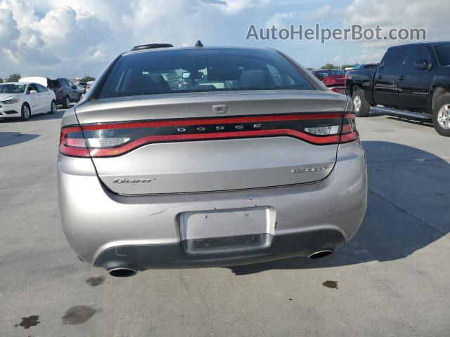 2015 Dodge Dart Sxt Silver vin: 1C3CDFBB1FD151177