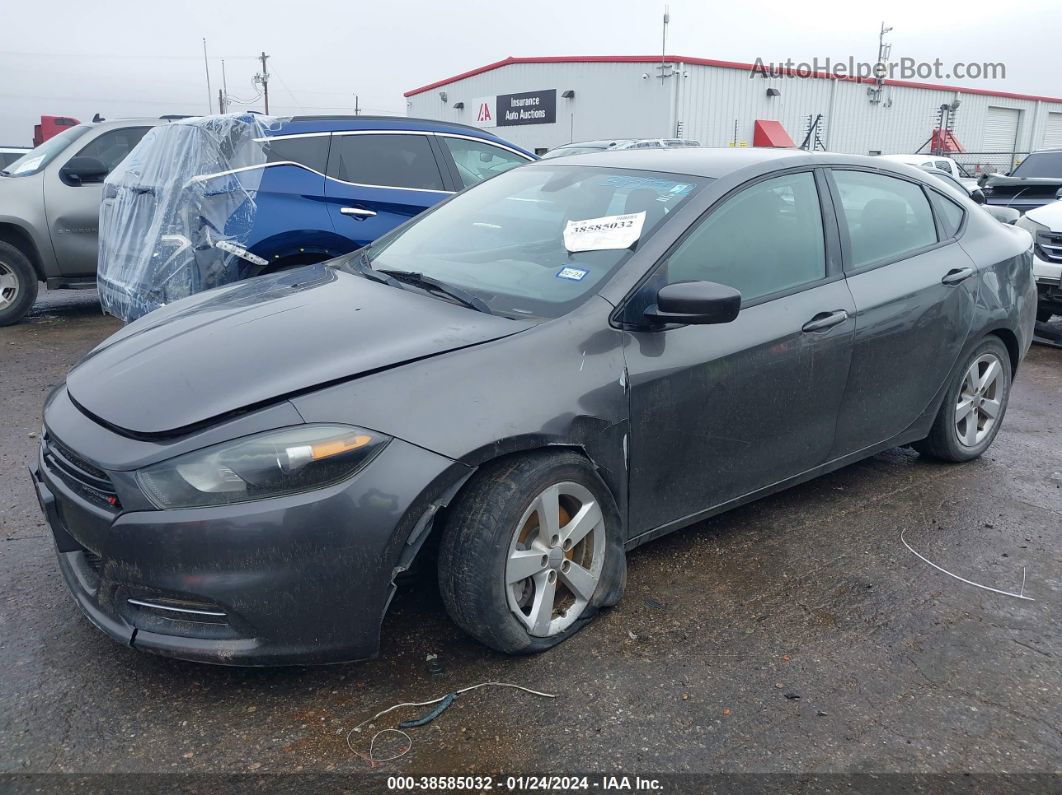 2015 Dodge Dart Sxt Gray vin: 1C3CDFBB1FD158730