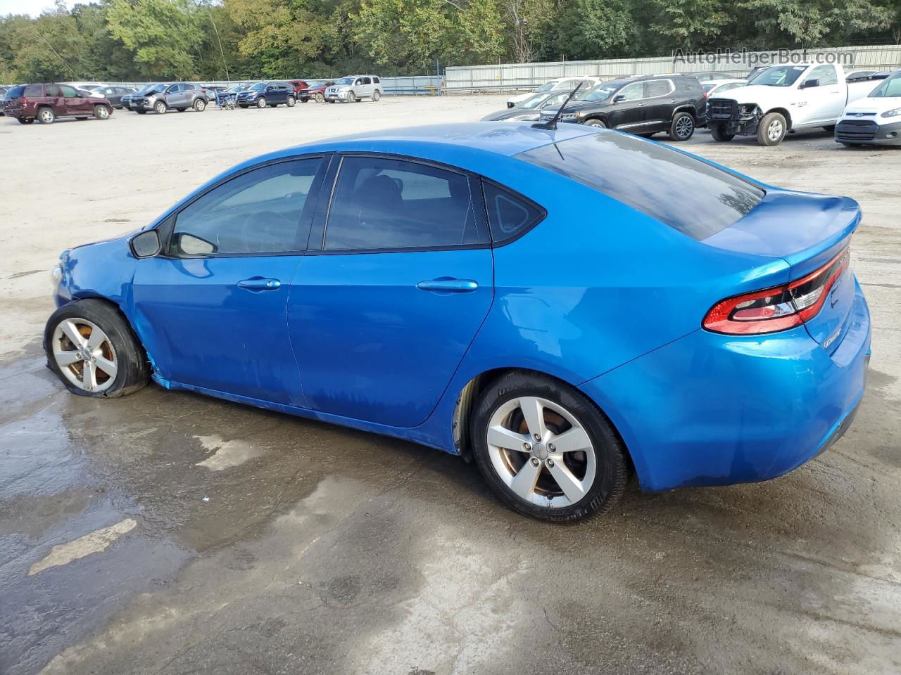 2015 Dodge Dart Sxt Blue vin: 1C3CDFBB1FD227674