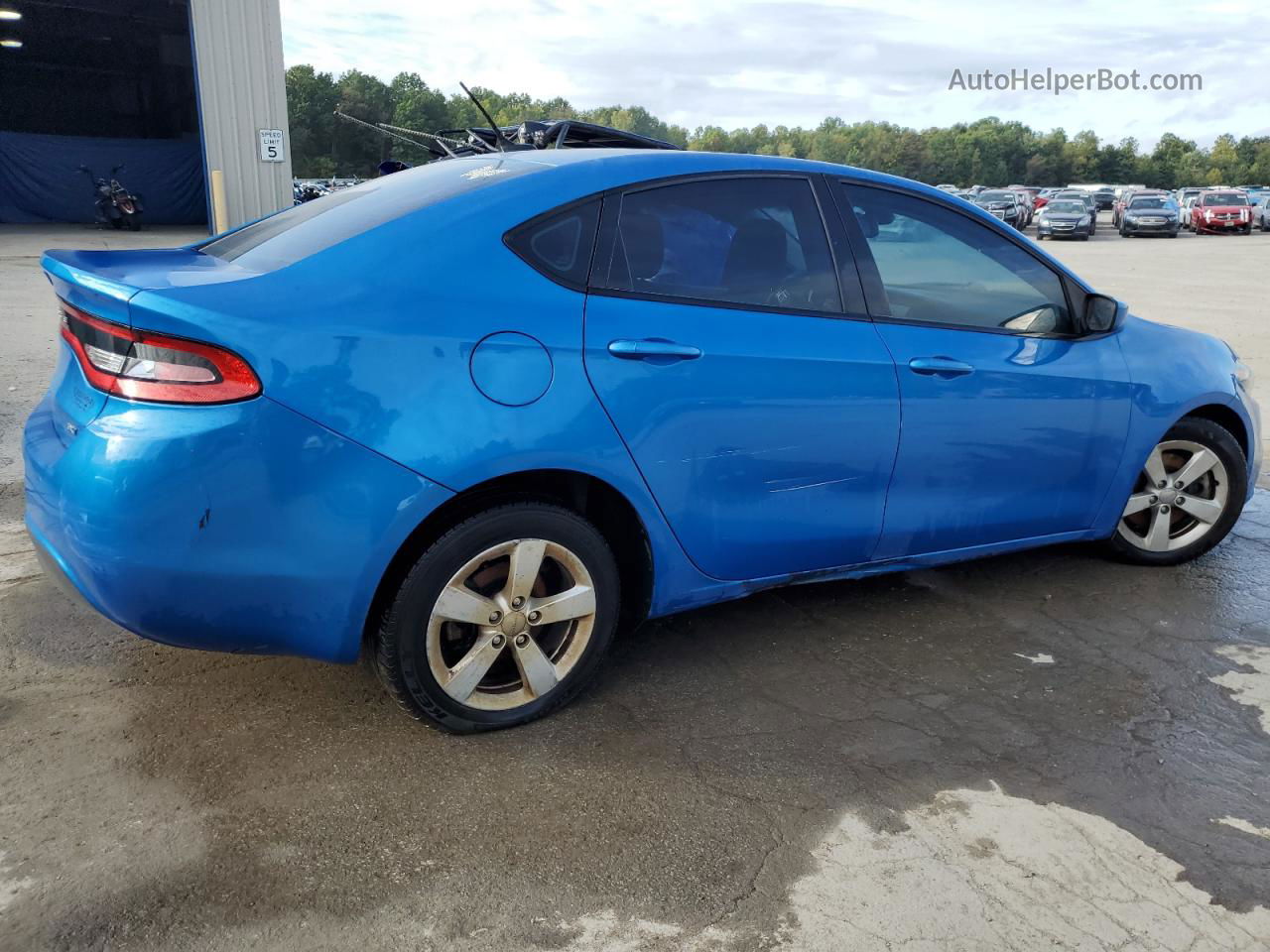 2015 Dodge Dart Sxt Blue vin: 1C3CDFBB1FD227674