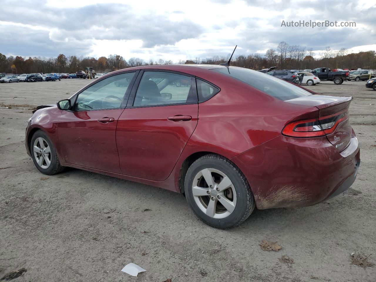 2015 Dodge Dart Sxt Бордовый vin: 1C3CDFBB1FD251165