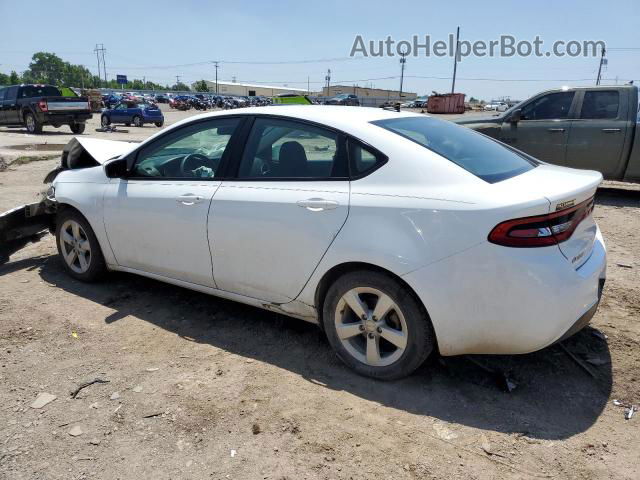 2015 Dodge Dart Sxt White vin: 1C3CDFBB1FD309761