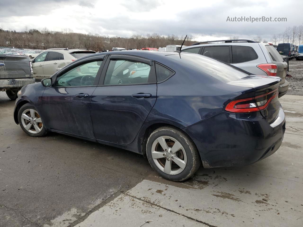 2015 Dodge Dart Sxt Blue vin: 1C3CDFBB1FD330609