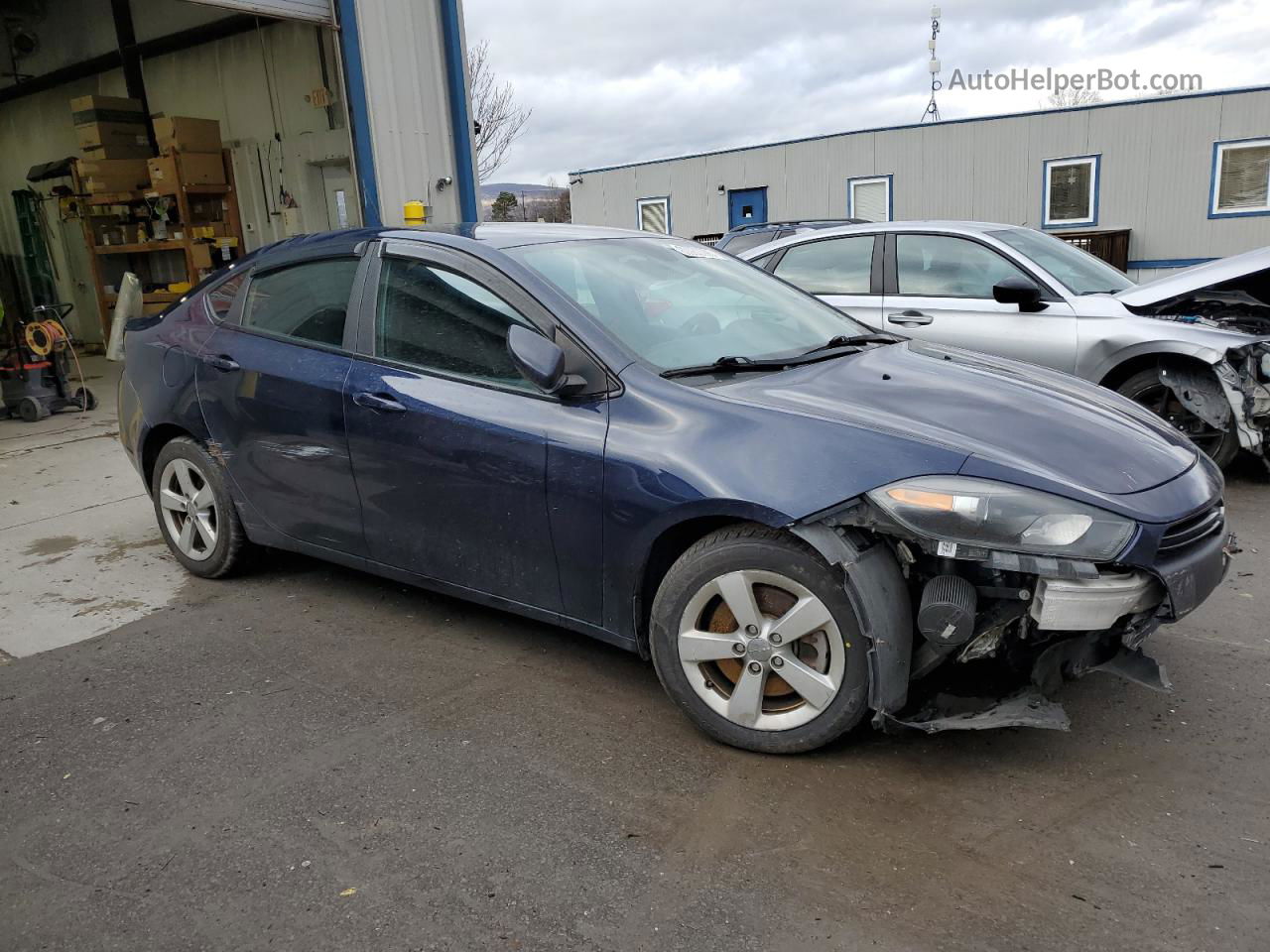 2015 Dodge Dart Sxt Blue vin: 1C3CDFBB1FD330609