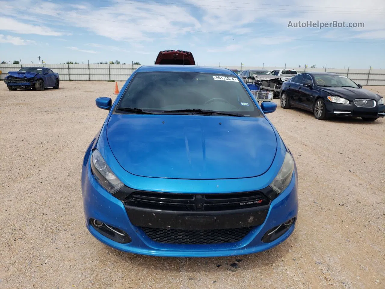 2015 Dodge Dart Sxt Blue vin: 1C3CDFBB1FD346681