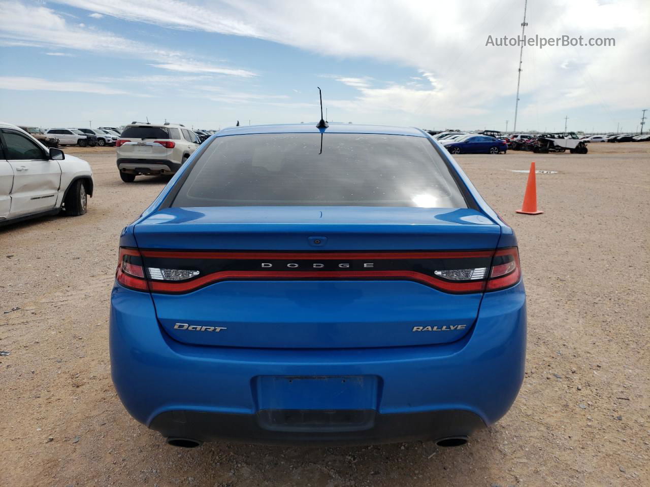 2015 Dodge Dart Sxt Blue vin: 1C3CDFBB1FD346681