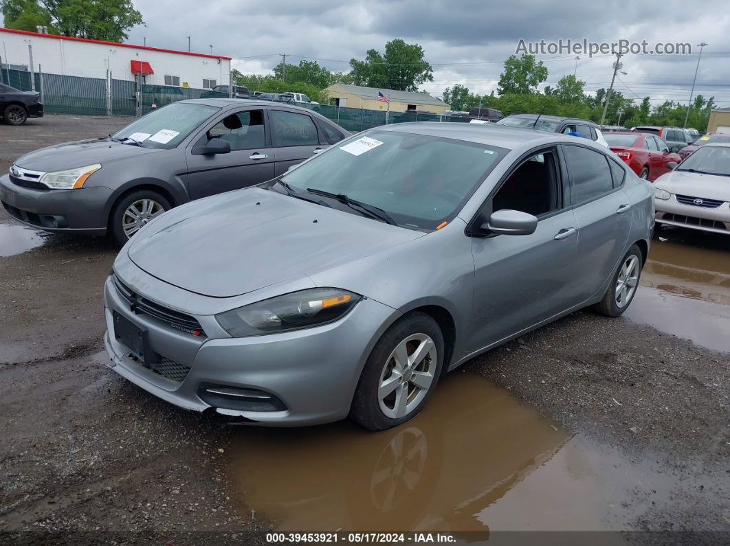 2015 Dodge Dart Sxt Silver vin: 1C3CDFBB1FD378658