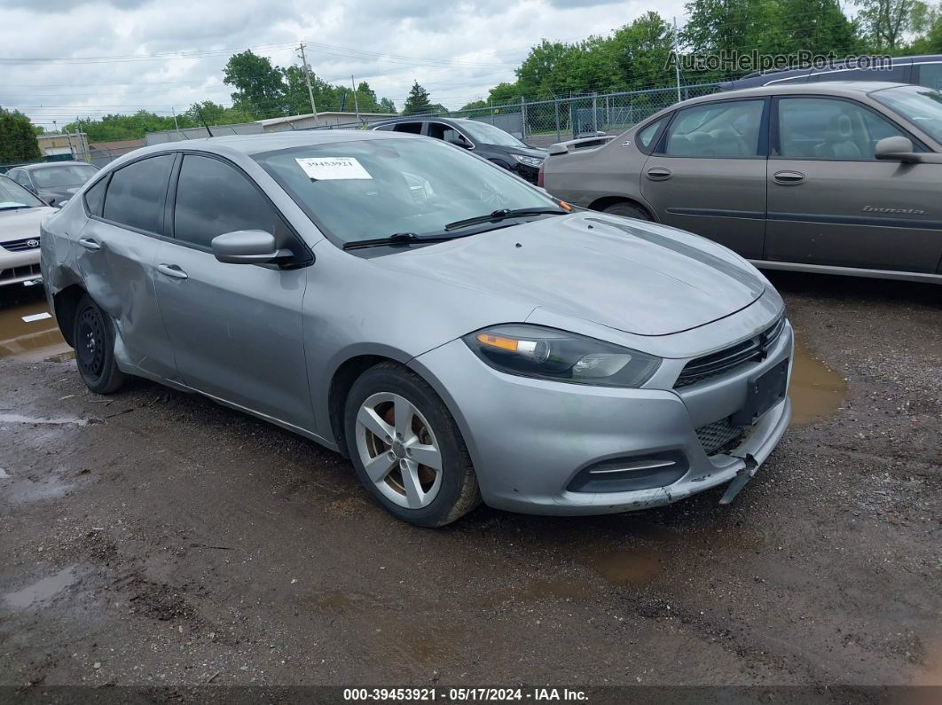 2015 Dodge Dart Sxt Silver vin: 1C3CDFBB1FD378658