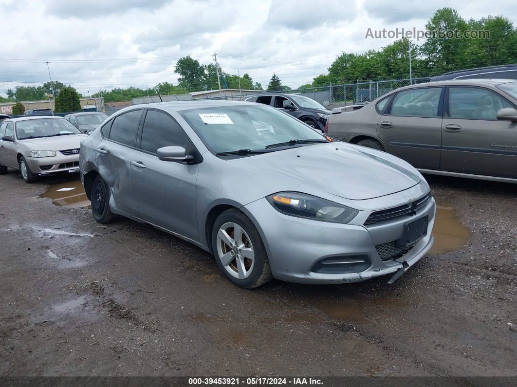 2015 Dodge Dart Sxt Silver vin: 1C3CDFBB1FD378658