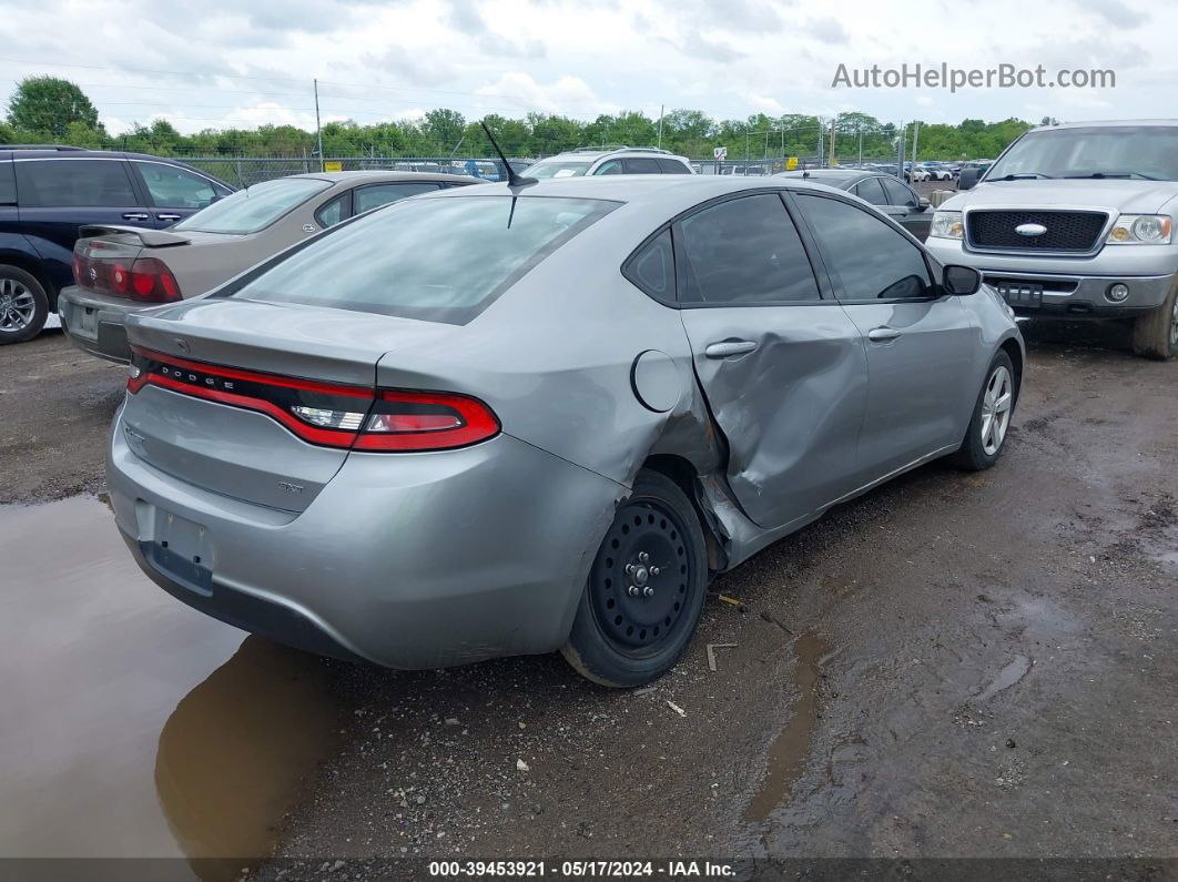 2015 Dodge Dart Sxt Silver vin: 1C3CDFBB1FD378658