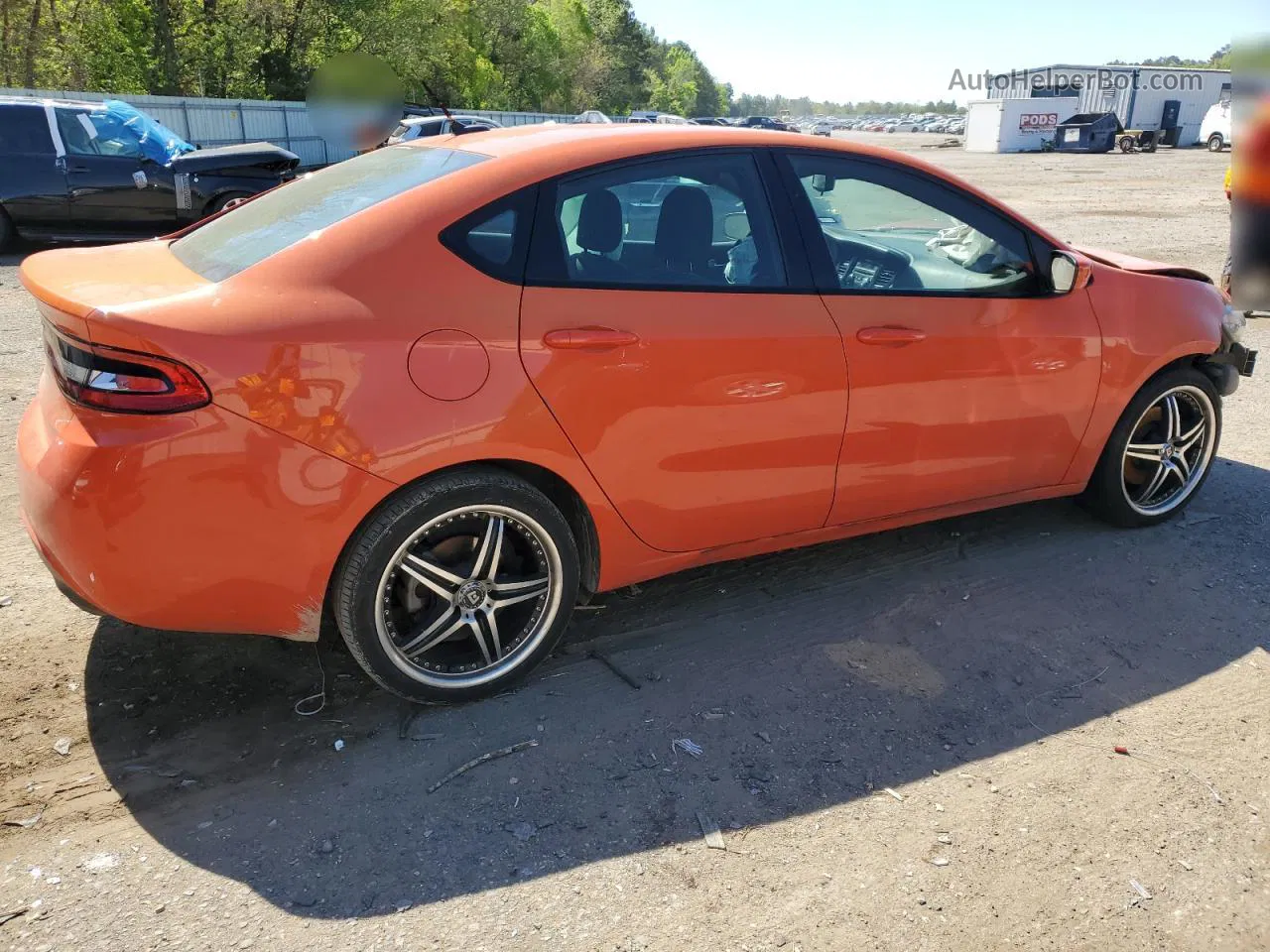 2015 Dodge Dart Sxt Orange vin: 1C3CDFBB1FD405079