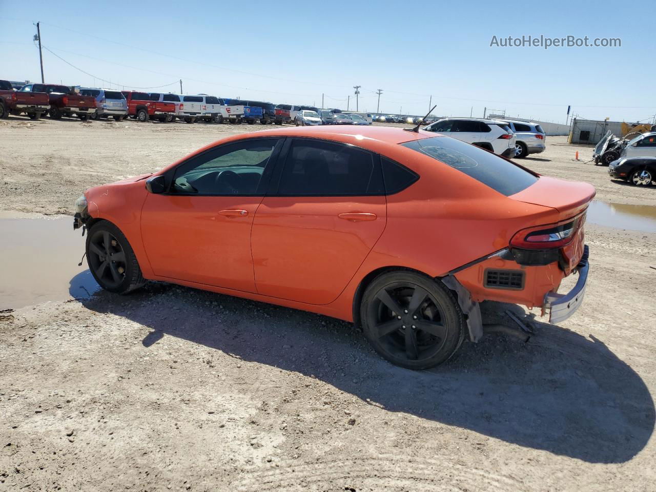 2015 Dodge Dart Sxt Orange vin: 1C3CDFBB1FD415143