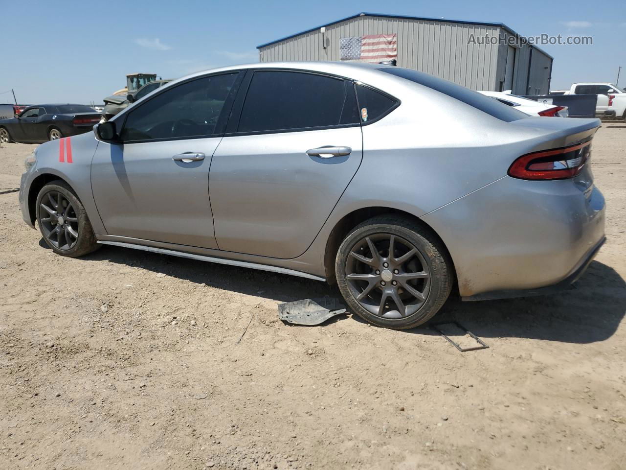 2015 Dodge Dart Sxt Gray vin: 1C3CDFBB1FD422495