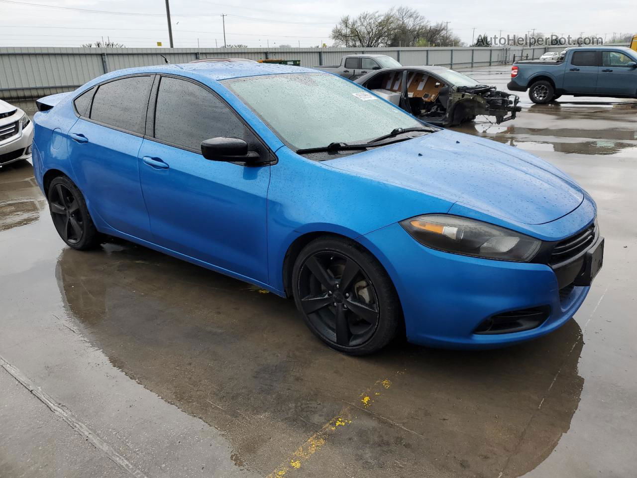 2015 Dodge Dart Sxt Blue vin: 1C3CDFBB2FD212813