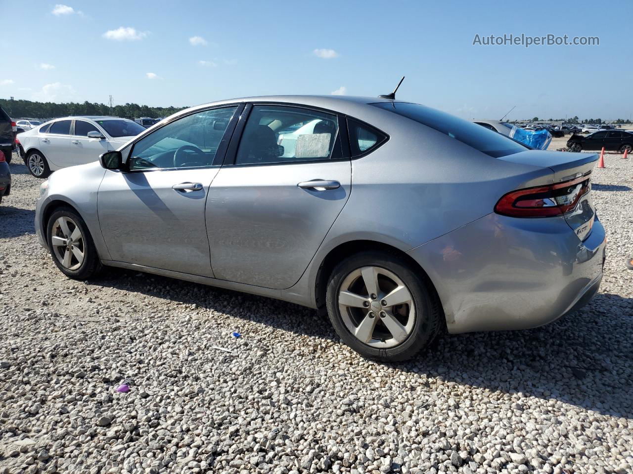 2015 Dodge Dart Sxt Silver vin: 1C3CDFBB2FD265253