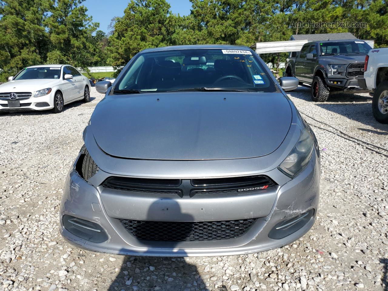 2015 Dodge Dart Sxt Серебряный vin: 1C3CDFBB2FD265253