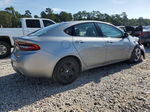 2015 Dodge Dart Sxt Silver vin: 1C3CDFBB2FD265253