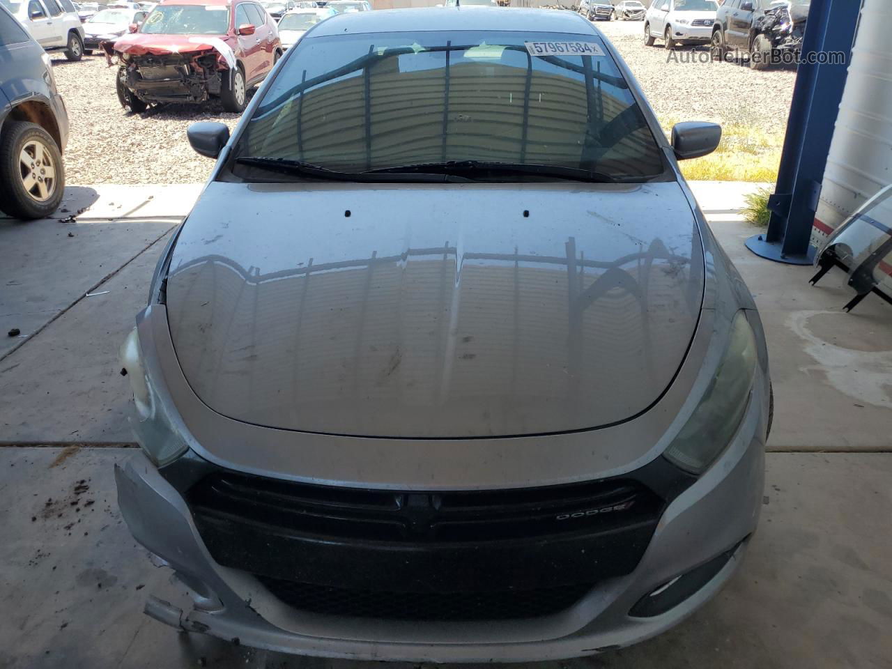 2015 Dodge Dart Sxt Серебряный vin: 1C3CDFBB2FD268153