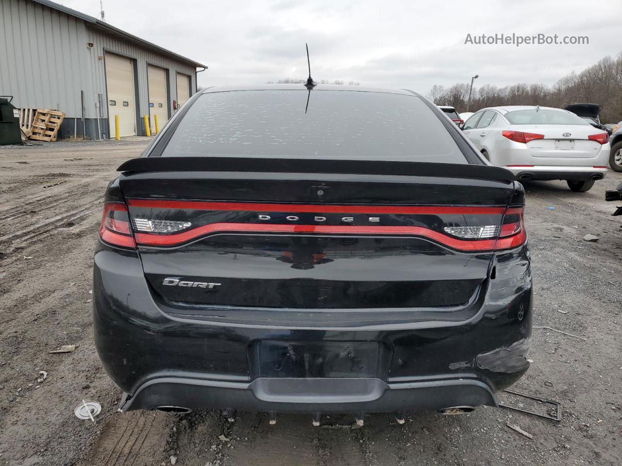 2015 Dodge Dart Sxt Black vin: 1C3CDFBB2FD276625