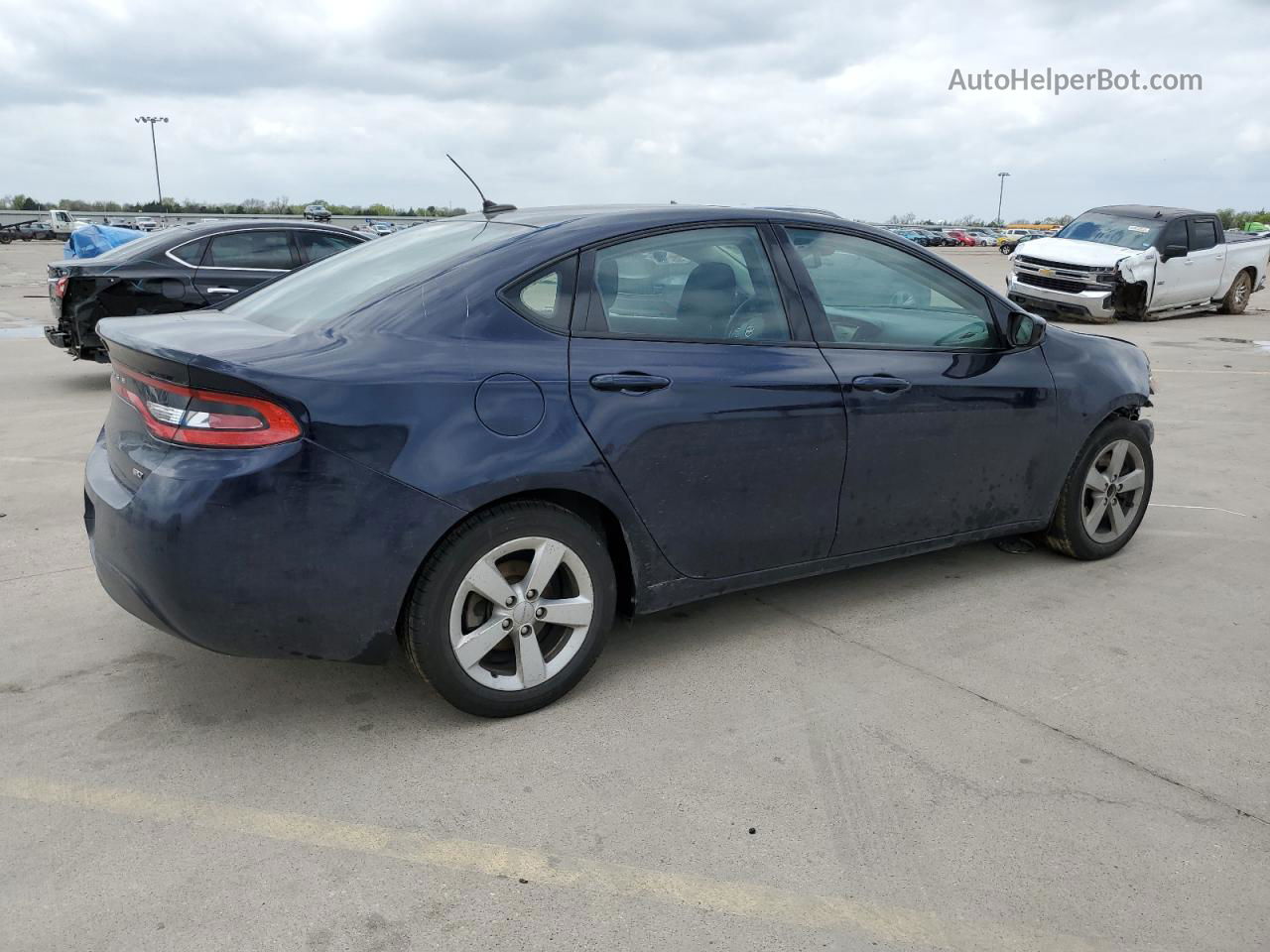 2015 Dodge Dart Sxt Blue vin: 1C3CDFBB2FD302446