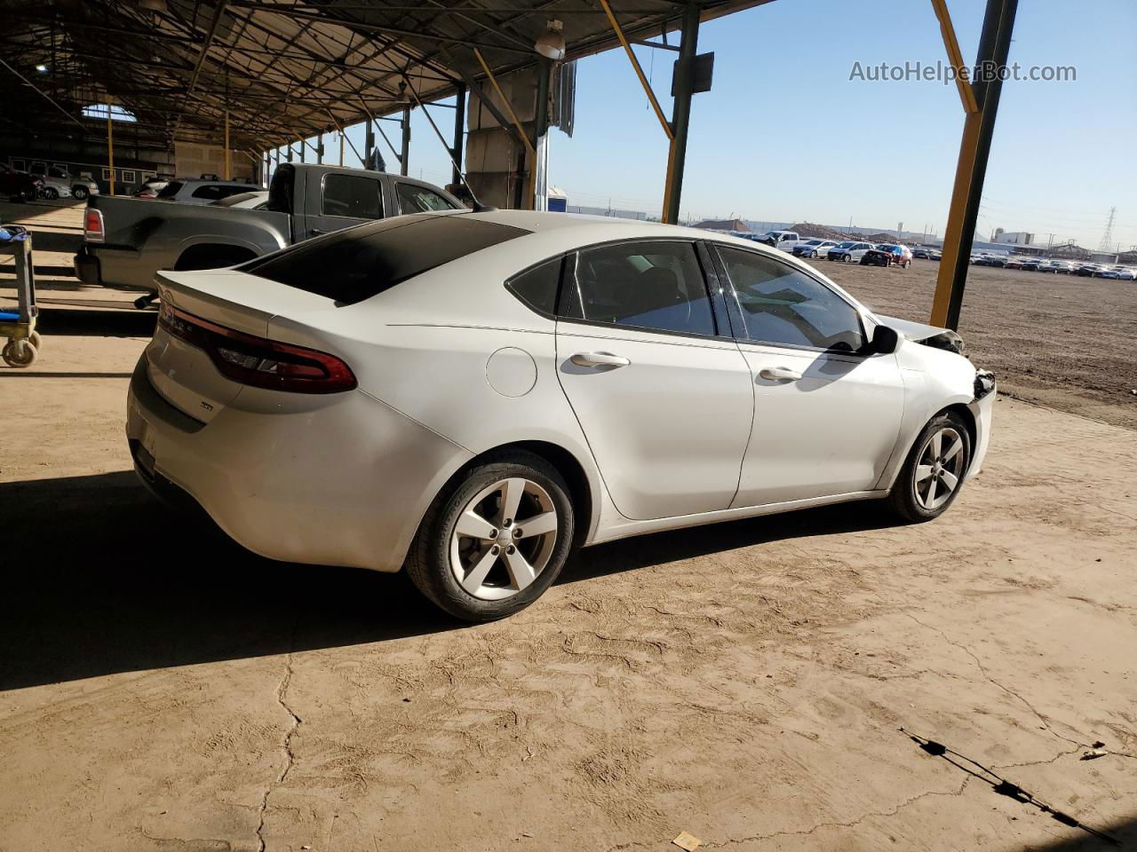 2015 Dodge Dart Sxt Белый vin: 1C3CDFBB2FD306755