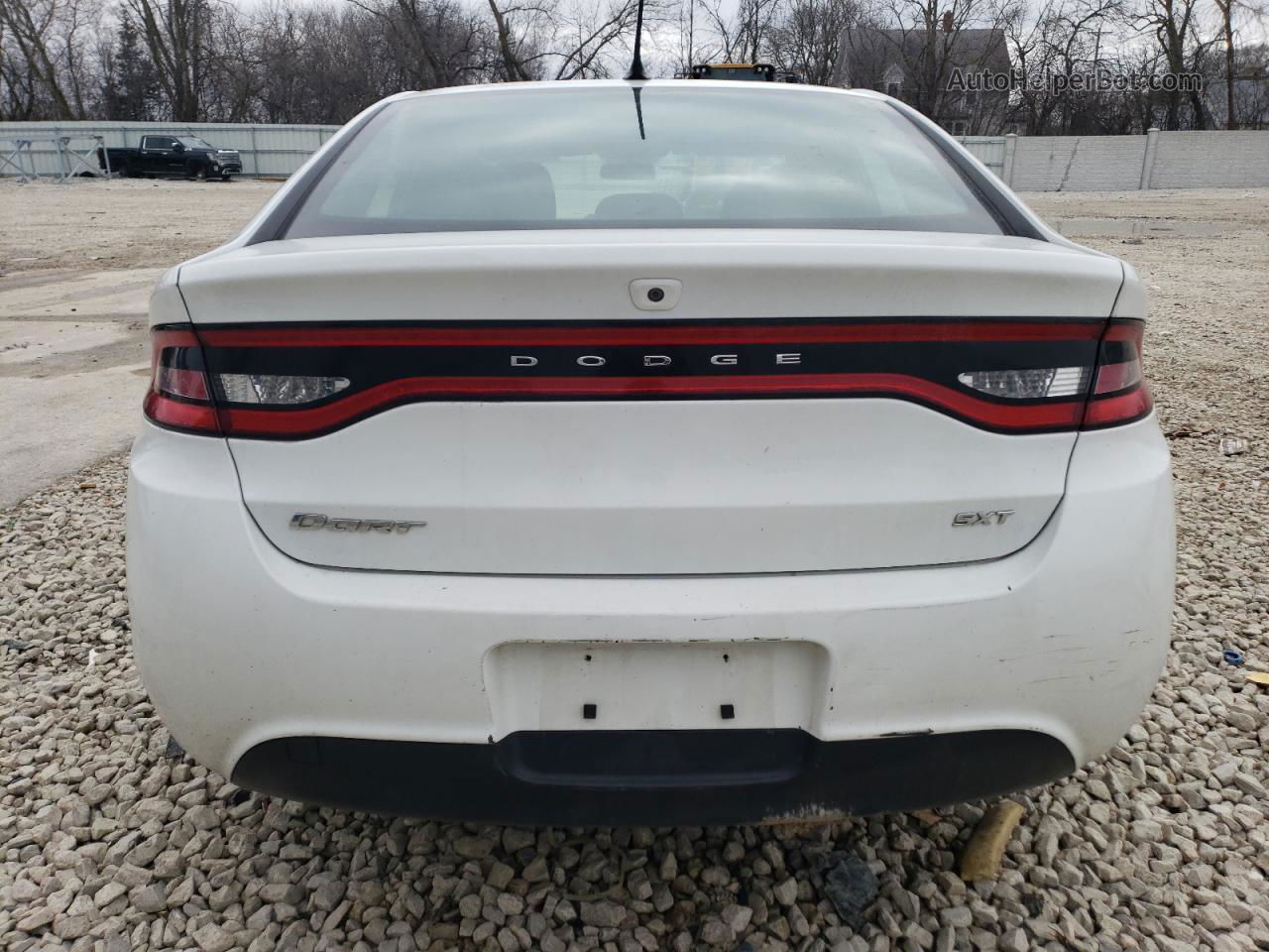 2015 Dodge Dart Sxt Белый vin: 1C3CDFBB2FD315651