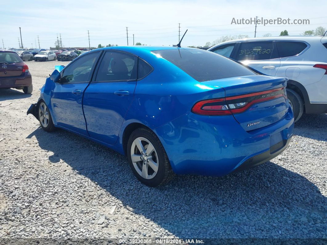 2015 Dodge Dart Sxt Blue vin: 1C3CDFBB2FD330618