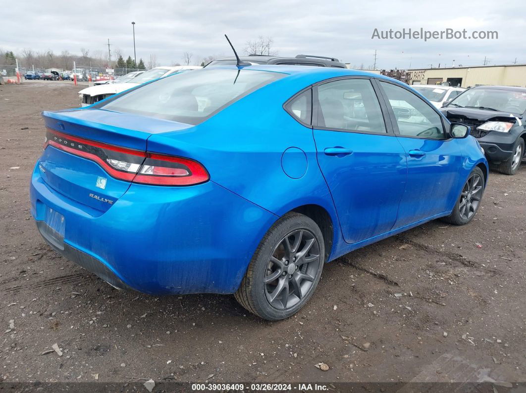 2015 Dodge Dart Sxt Blue vin: 1C3CDFBB2FD345426