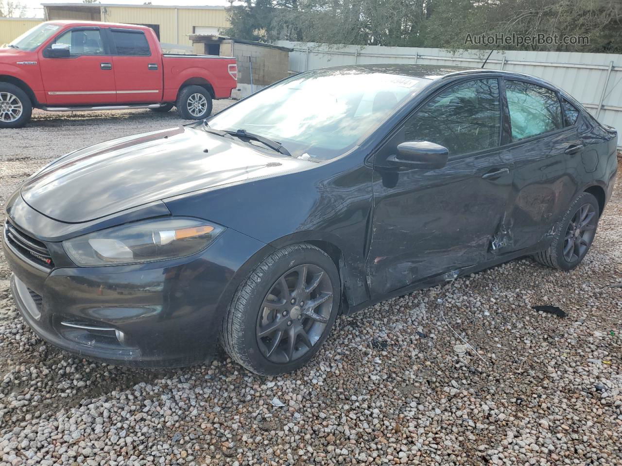 2015 Dodge Dart Sxt Black vin: 1C3CDFBB2FD345510