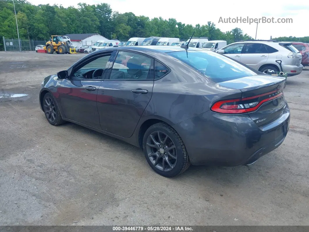 2015 Dodge Dart Sxt Gray vin: 1C3CDFBB2FD390706