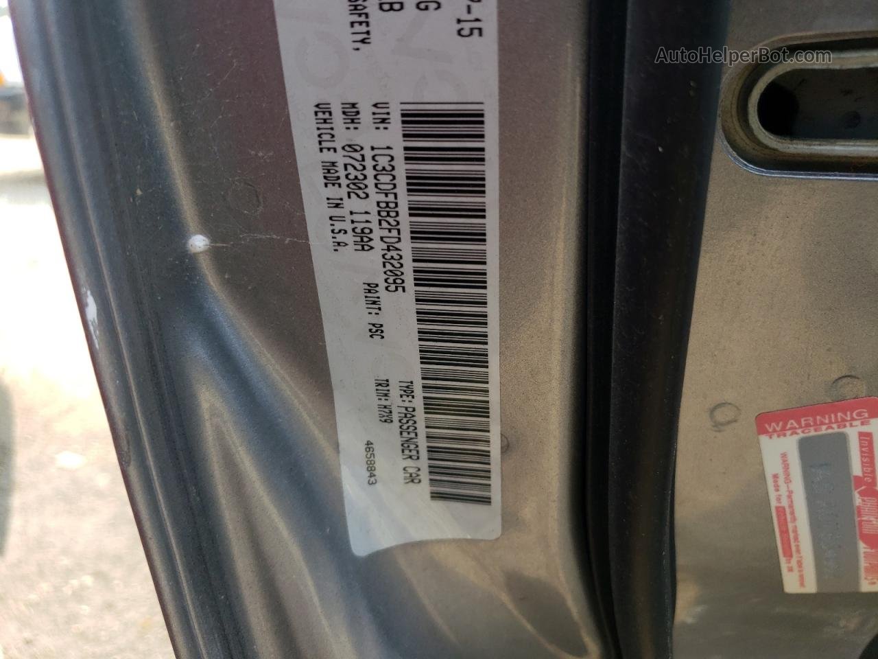 2015 Dodge Dart Sxt Silver vin: 1C3CDFBB2FD432095